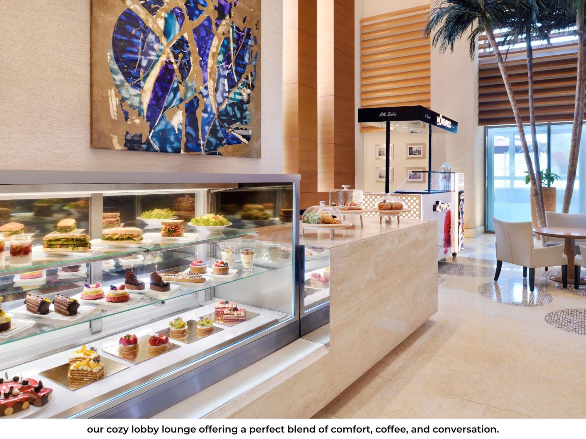 Moevenpick Hotel Jumeirah Beach Dubai Esterno foto Lobby Lounge